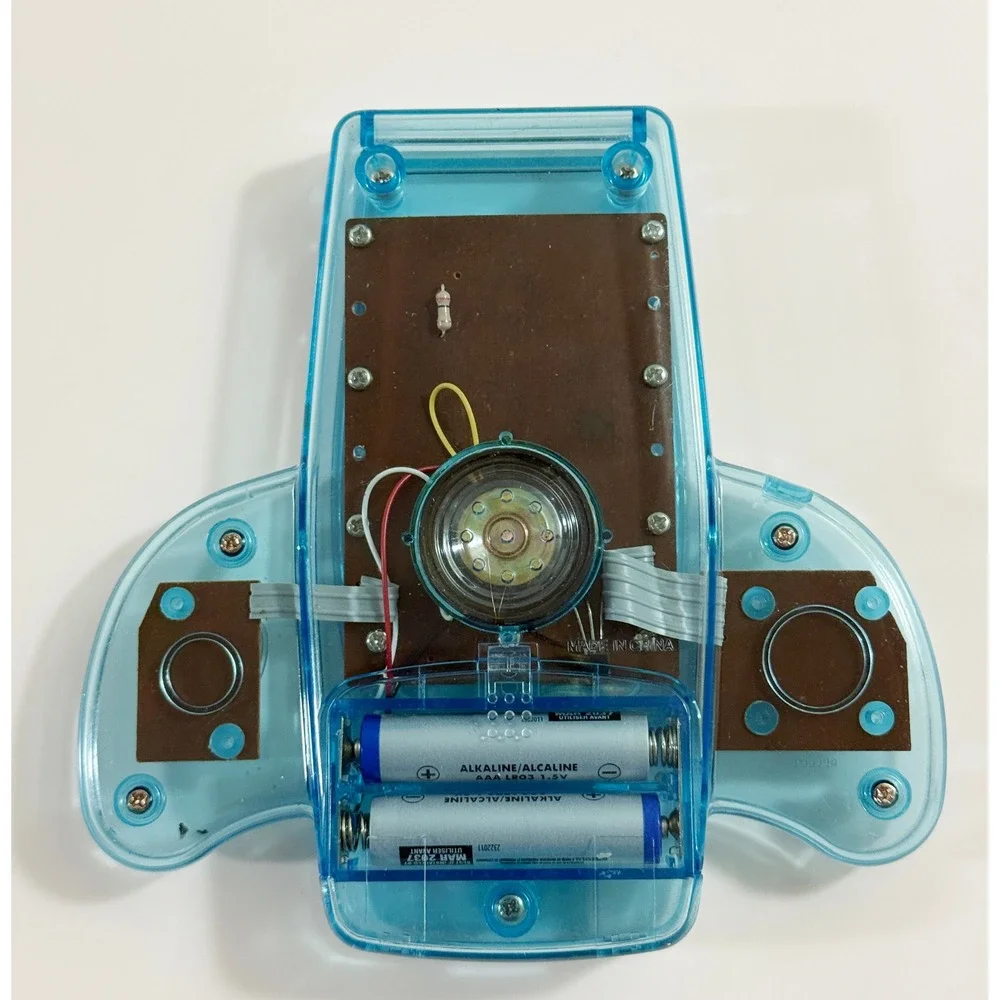 Pocket Game‎ Player Handheld Console Kids OS Blue Transparent Brick Game Retro